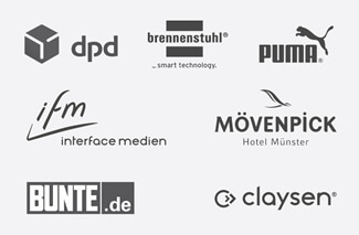 Referenzen - DPD, PUMA, BUNTE.de